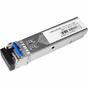 SFP WDM 1.25 Gbps, 1310nm/1550nm module, 40 km, LC, DDM, Cisco